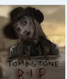 Tombstone RIP slot artwork